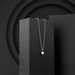 925 Sterling Silver Solitaire Pearl Pendant - Image 3