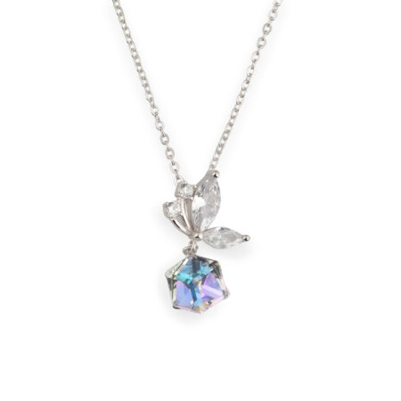 925 Sterling Silver Aurora Borealis Pendant