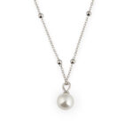 925 Sterling Silver Solitaire Pearl Pendant