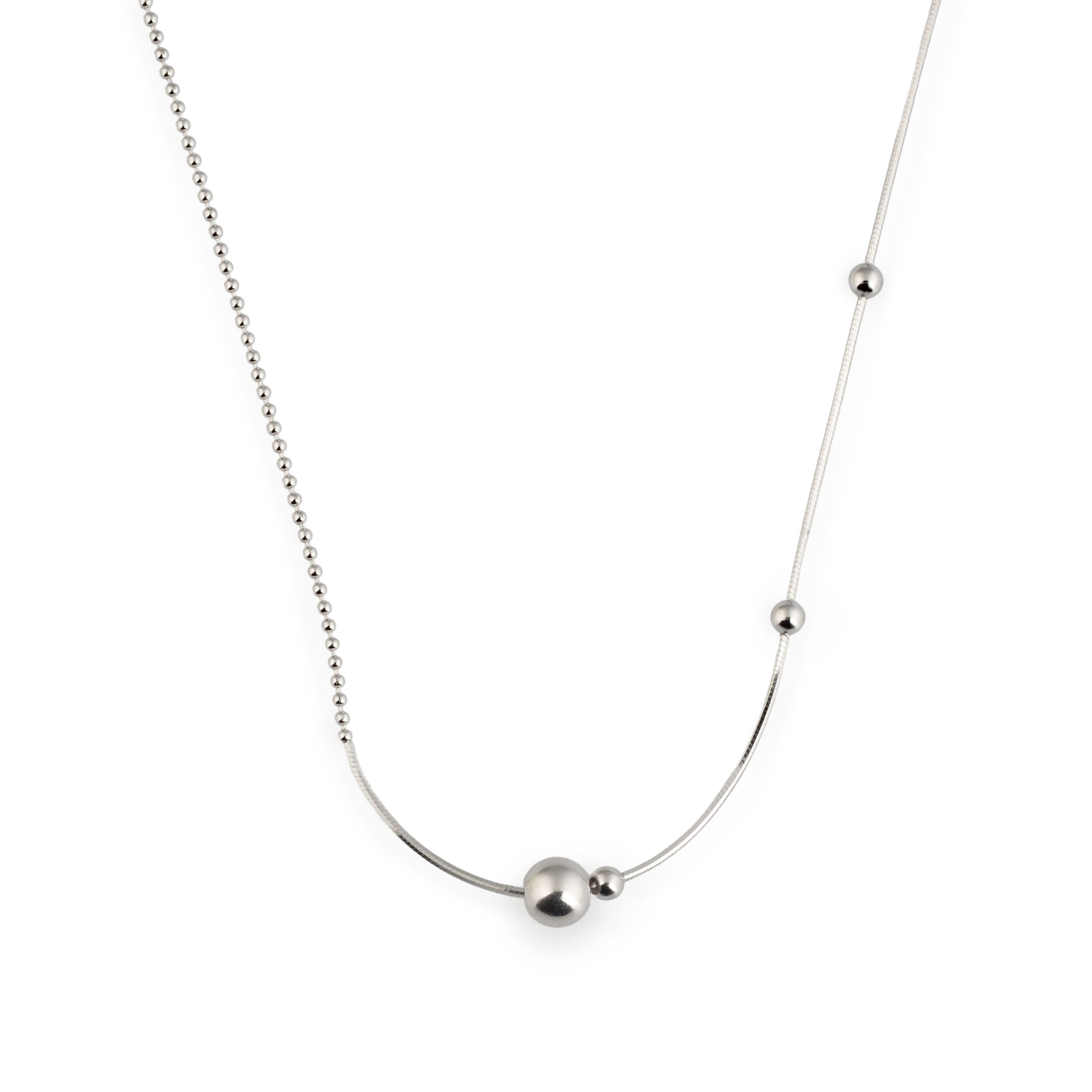 925 Sterling Silver Elegant Simplicity Necklace