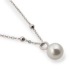 925 Sterling Silver Solitaire Pearl Pendant - Image 2