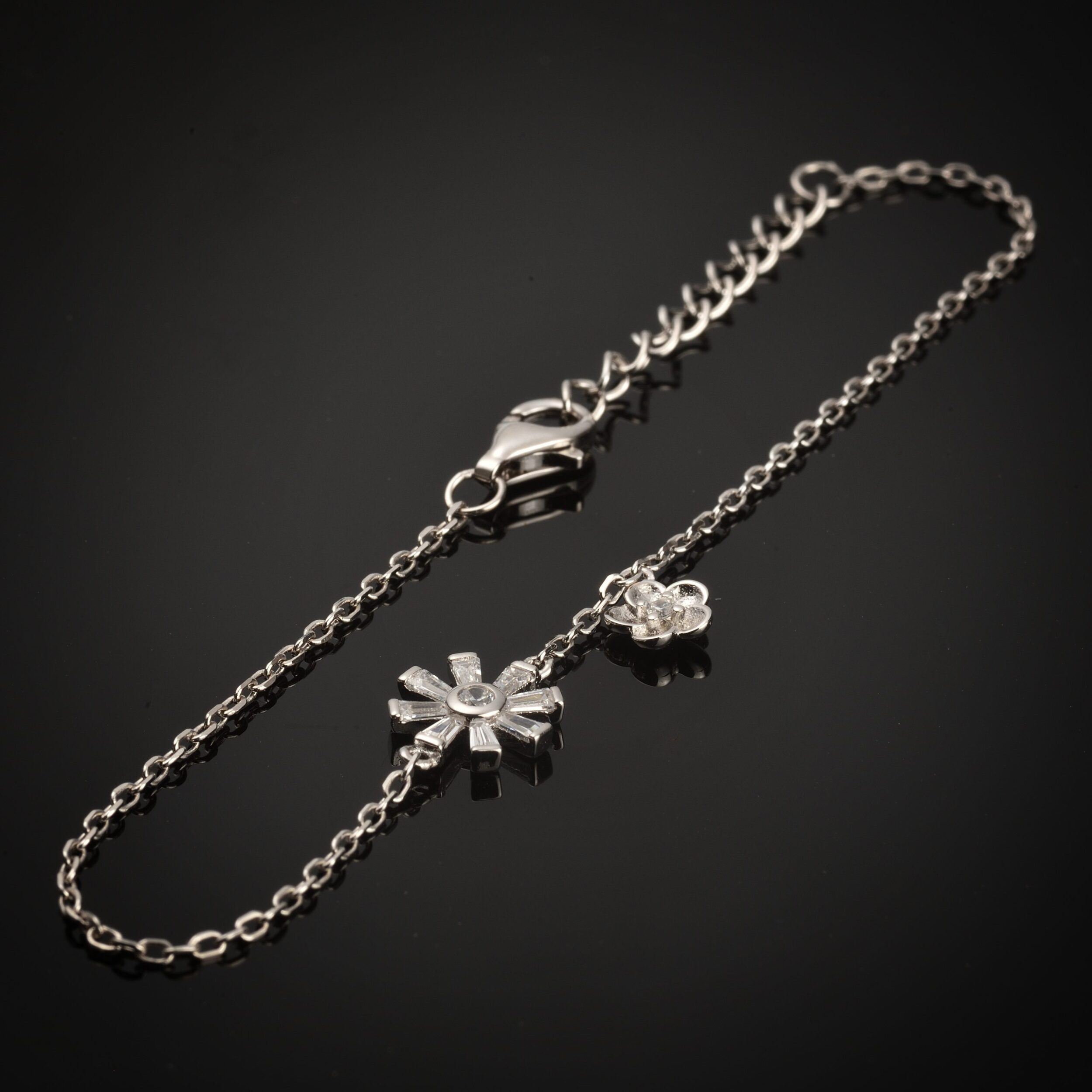925 Sterling Silver Lunar Glow Bracelet - Image 3